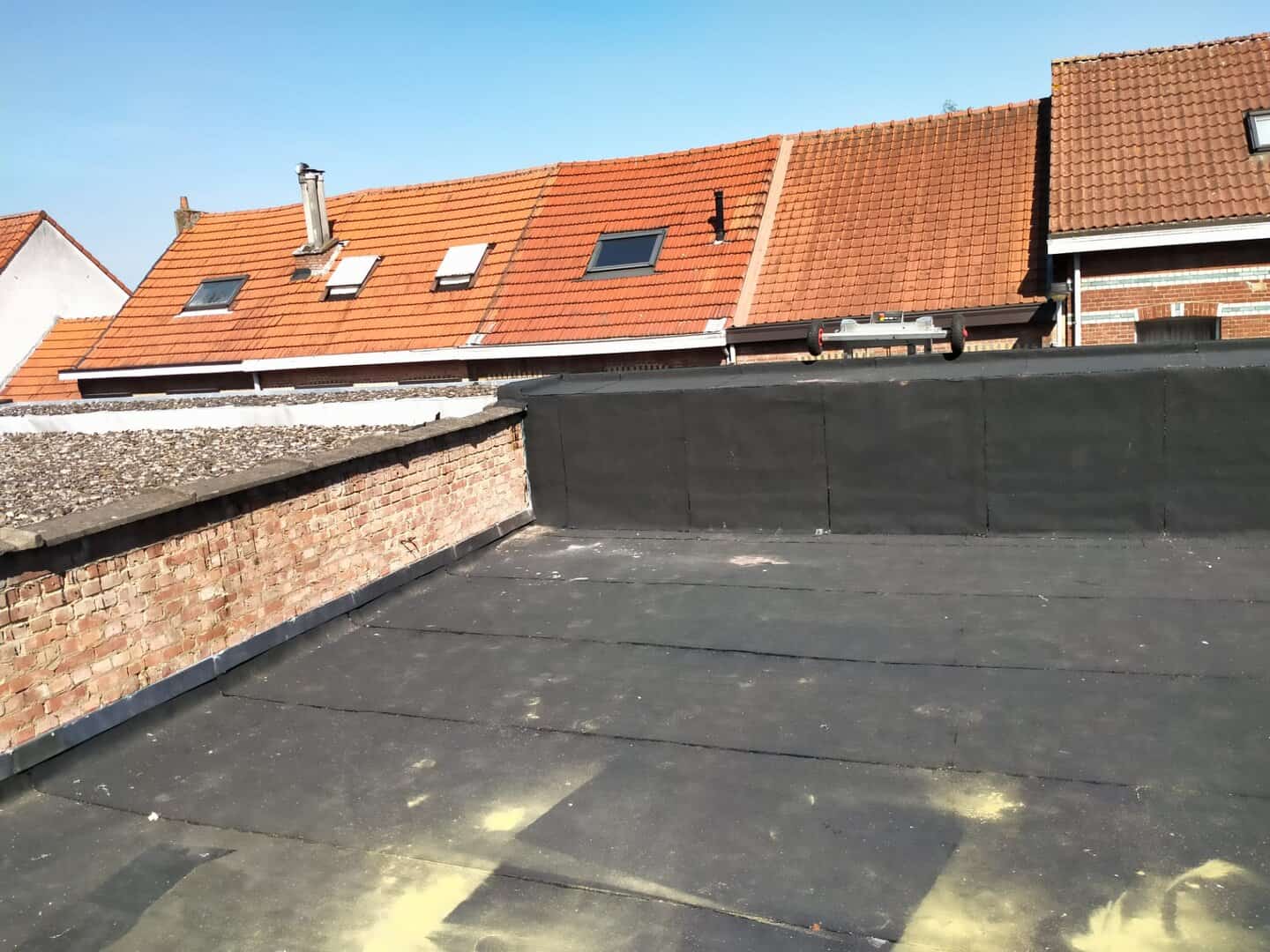 Gerenoveerd plat dak in Deurne
